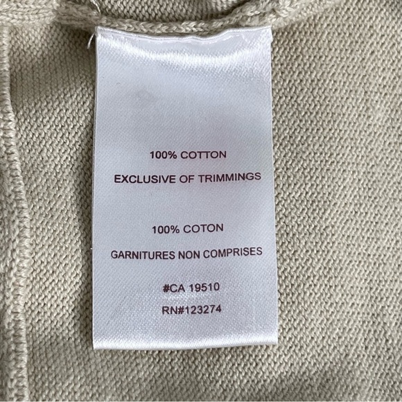 Lole Tan Vneck Hooded Long Sleeve Shirt Size Medium - Picture 9 of 9